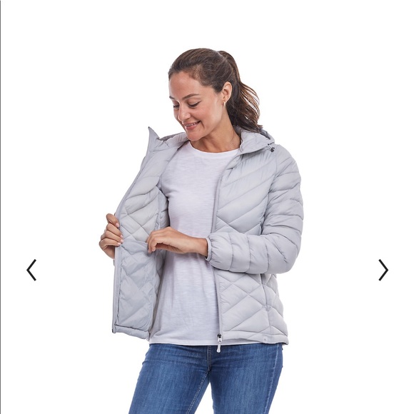 Zero  xposur. Sz “S” packable coat gray color - Picture 3 of 16